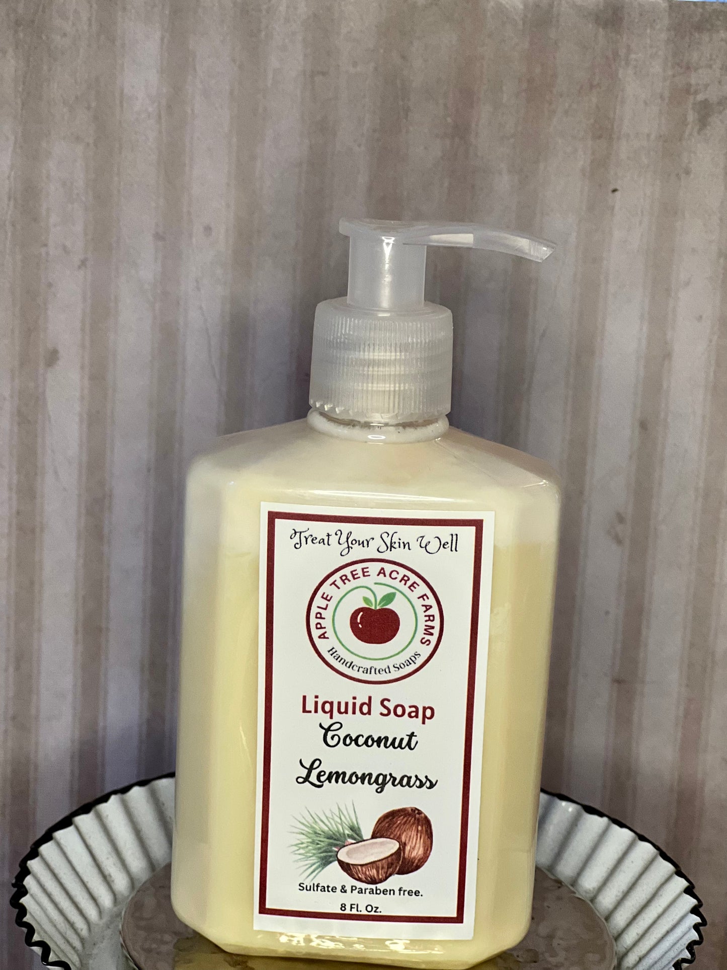 Coconut Lemongrass Liquid Soap
