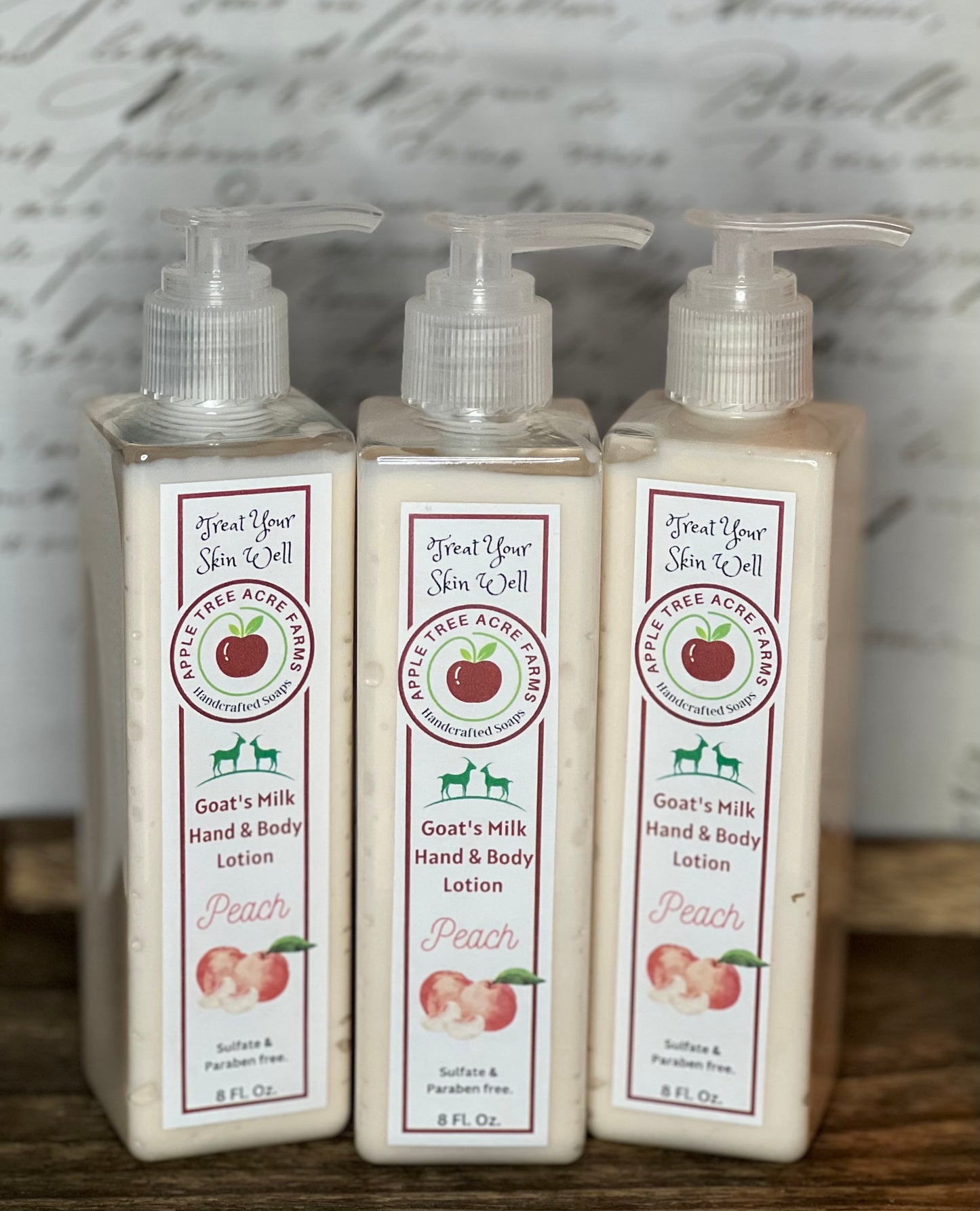 Peach Goat's Milk Hand & Body Lotion