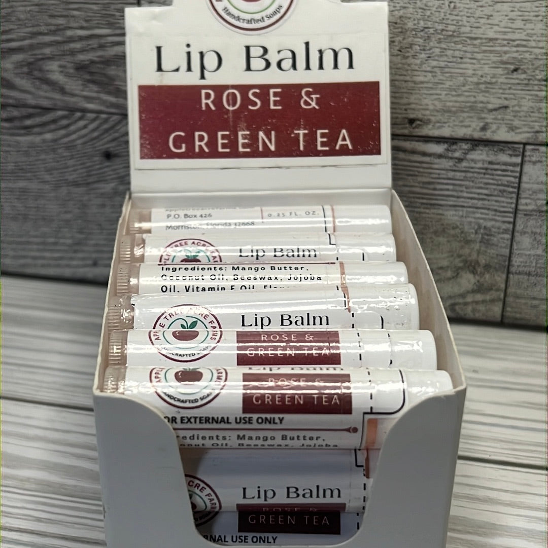 Rose & Green Tea Lip Balm Tube