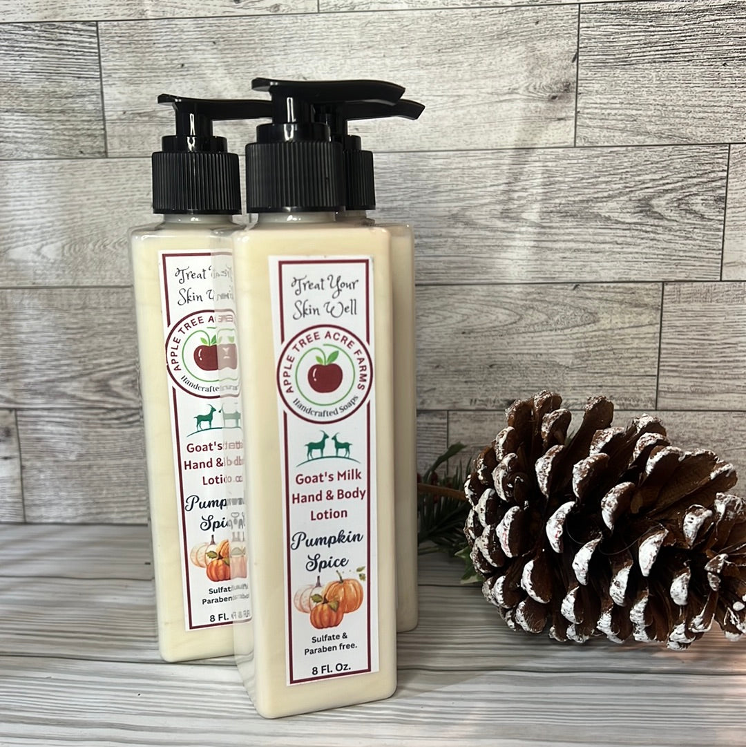 Pumpkin Spice Goat's Milk Hand & Body Lotion