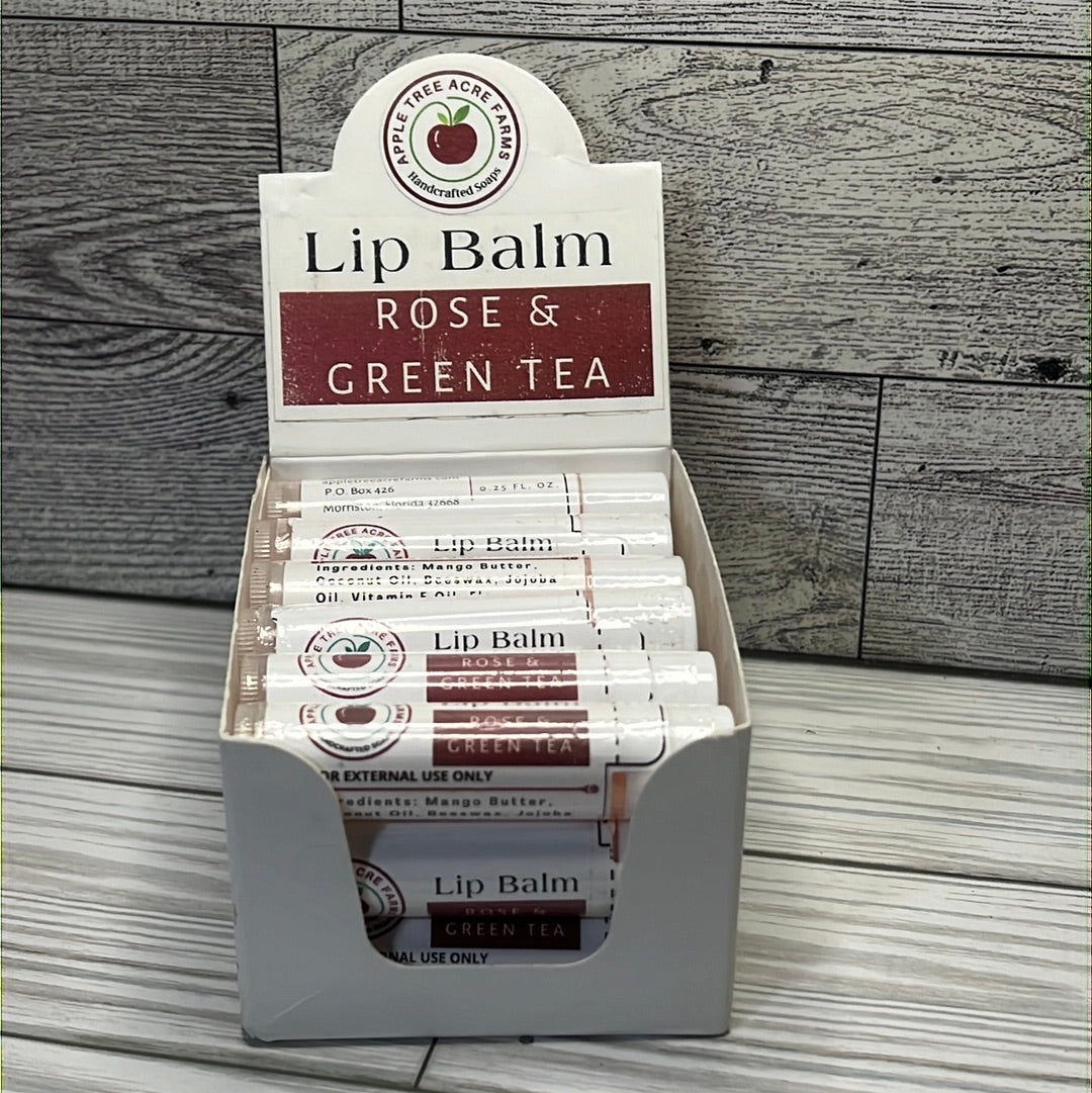 Rose & Green Tea Lip Balm Tube