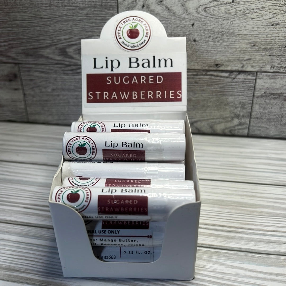 Sugared Strawberries Lip Balm Tube