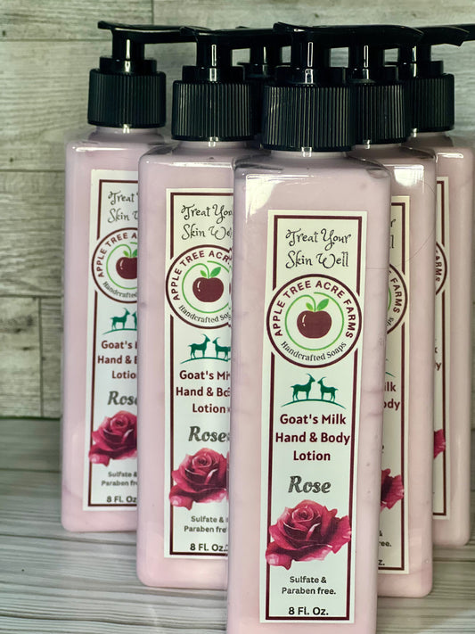 Rose Goat's Milk Hand & Body Lotion