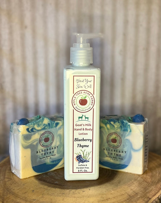 Blueberry Thyme Goat’s Milk Hand & Body Lotion