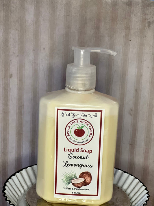 Coconut Lemongrass Liquid Soap