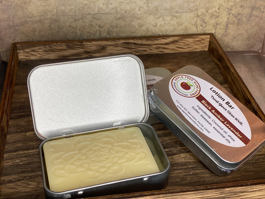 Black Amber & Lavender Lotion Bar
